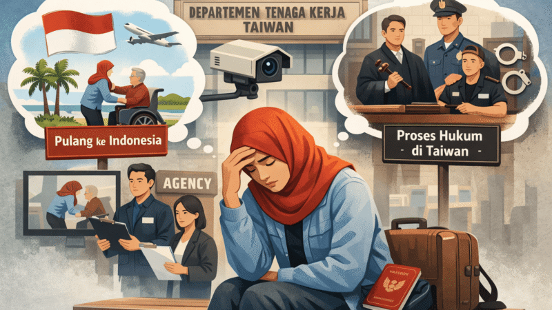 Baru 10 Bulan Pukul Pasiennya, TKW Taiwan Disuruh Pulang Sukarela atau Di Proses Hukum