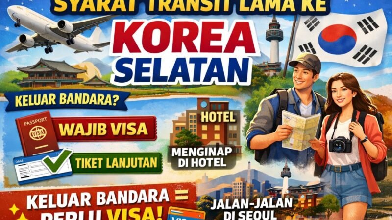 Pulang Cuti Dari Taiwan ke Indonesia mampir dulu ke Korea