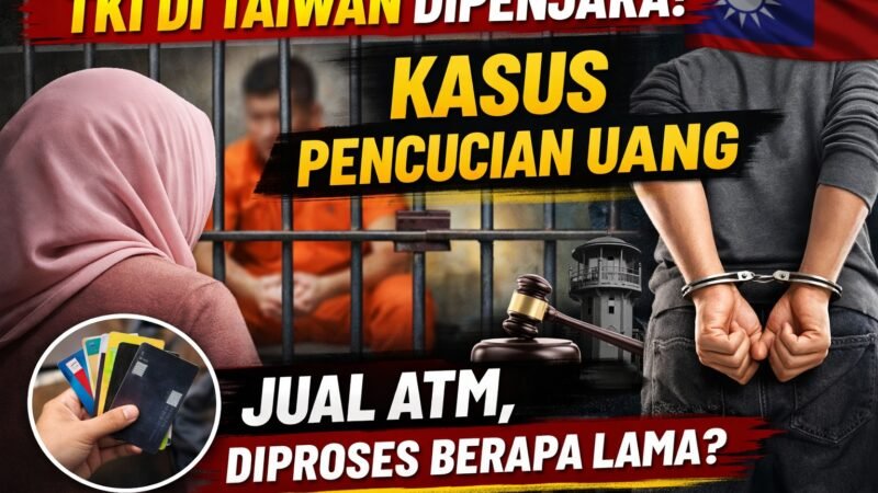 Ketangkap Pak De, Terindikasi Kasus Jual Beli ATM dan Money Loundy, TKI di Taiwan Bingung