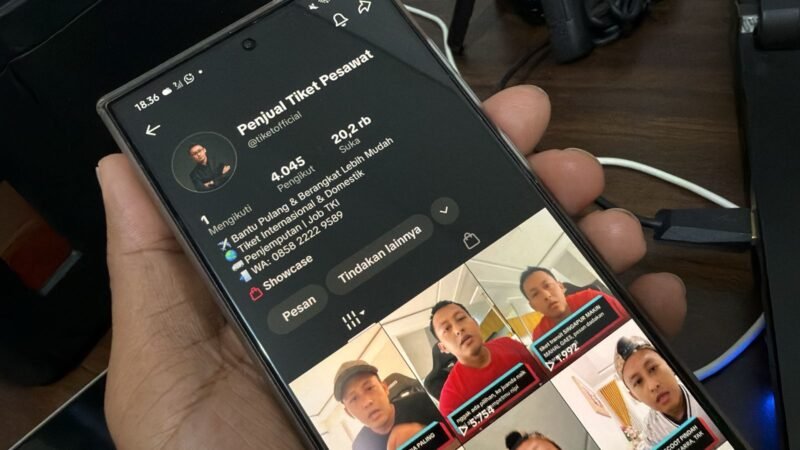 Akun TikTok Penjual Tiket Murah, Solusi Andalan Pekerja Migran Indonesia