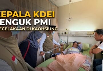 Kepala KDEI Taipei Kunjungi Pekerja Migran Indonesia Korban Kecelakaan di Kaohsiung