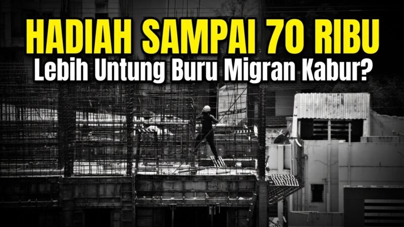 Hadiah hingga 70.000 NT Jika Laporkan Pekerja Kaburan di Taiwan, Bikin Netizen Heboh