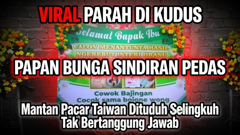 Pasangan Selingkuh di Taiwan, kekasih di Taiwan Kirim Karangan Bunga ke Rumah Cowoknya Dengan Foto Bukti Selingkuh